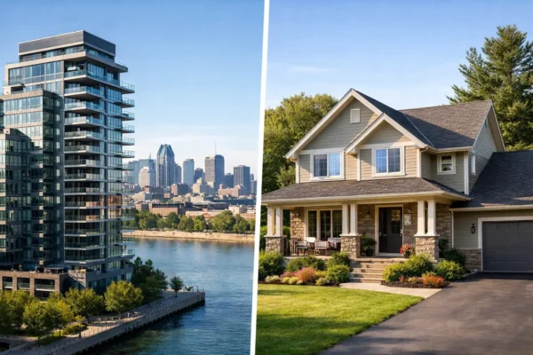 Condo ou maison: quoi choisir à Montréal?