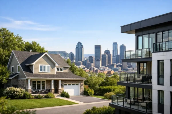 Maison ou condo à Montréal, lequel vous convient?