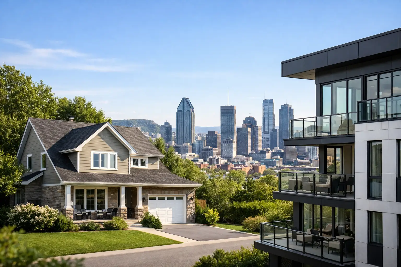 Maison ou condo à Montréal, lequel vous convient?
